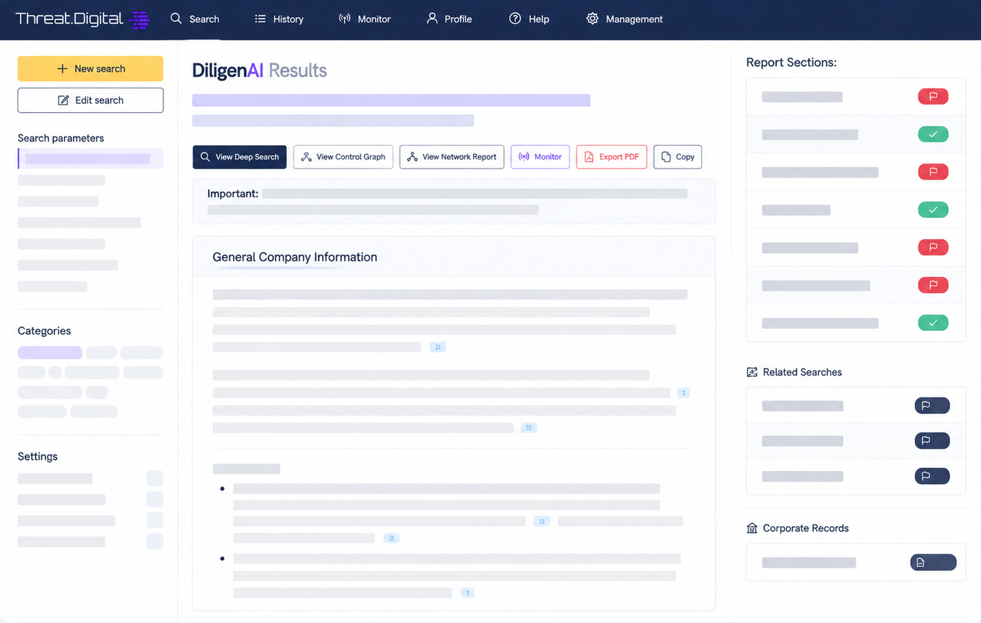 Automated Due Diligence Report